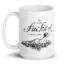 Fly Away Fucks We're Done Here – large designer mug from Insulting Gifts