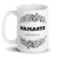 Namaste and Fuck You – large designer mug from Insulting Gifts