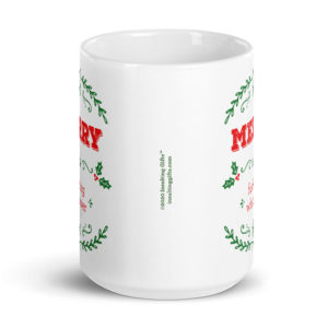 Merry Fucking Whatever – large designer mug from Insulting Gifts