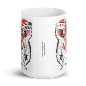 Happy Valentines – Love You, Not Your Farts – large designer mug from Insulting Gifts